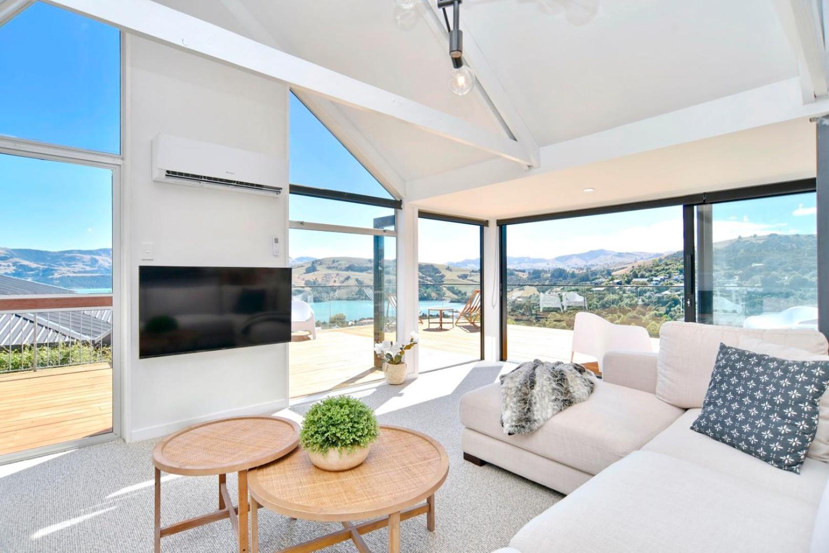 Akaroa Harbour View - Christchurch Holiday Homes 외부 사진
